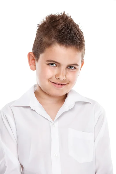 Standing young cool boy — Stock Photo, Image