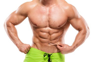 Güçlü atletik erkek modeli