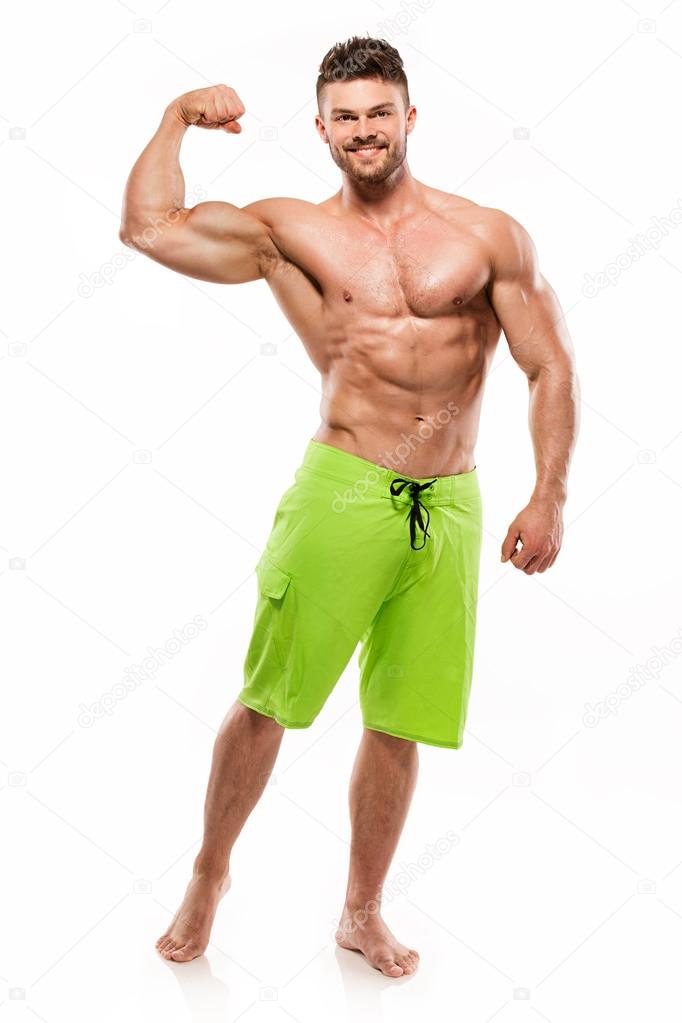 Strong Athletic Man Model