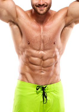 atletik erkek fitness modeli