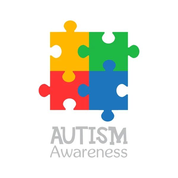 Welttag des Autismus-Bewusstseins — Stockvektor