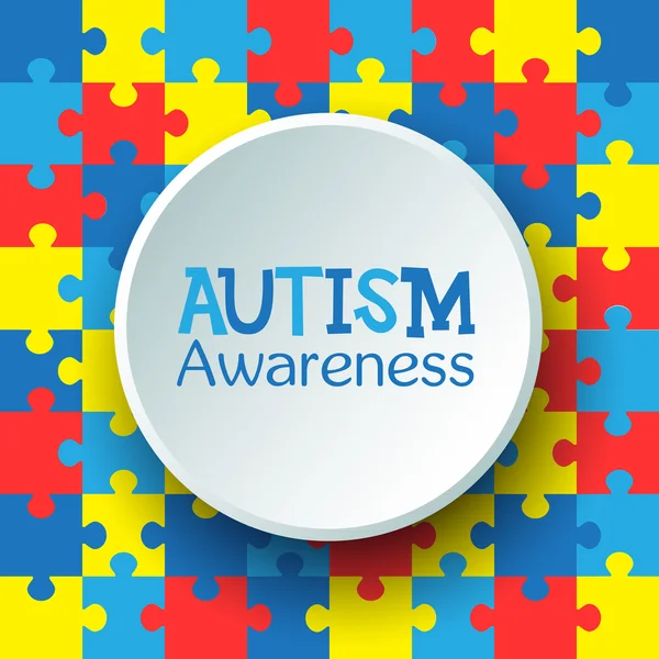 World autism awareness day — Stock Vector