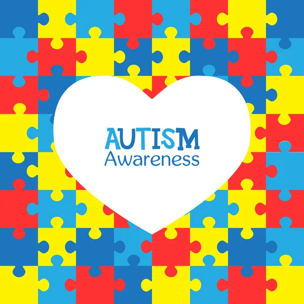 Světový den autismu — Stockový vektor