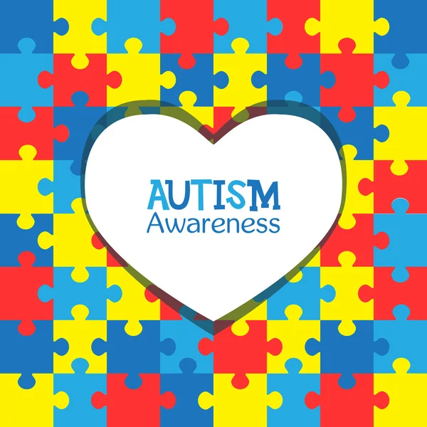 Světový den autismu — Stockový vektor
