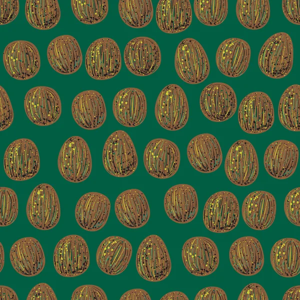 Avokado çukurlar desenle yaz — Stok Vektör