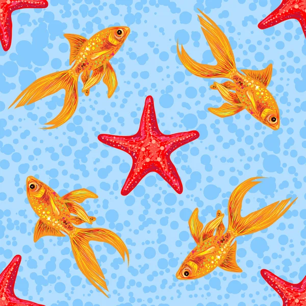 ปลาทองนามธรรม — ภาพเวกเตอร์สต็อก