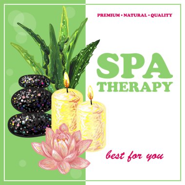 Spa terapi afiş.