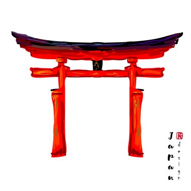 Yüzen Torii kapısı