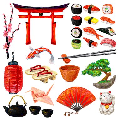 Japonya seyahat seti