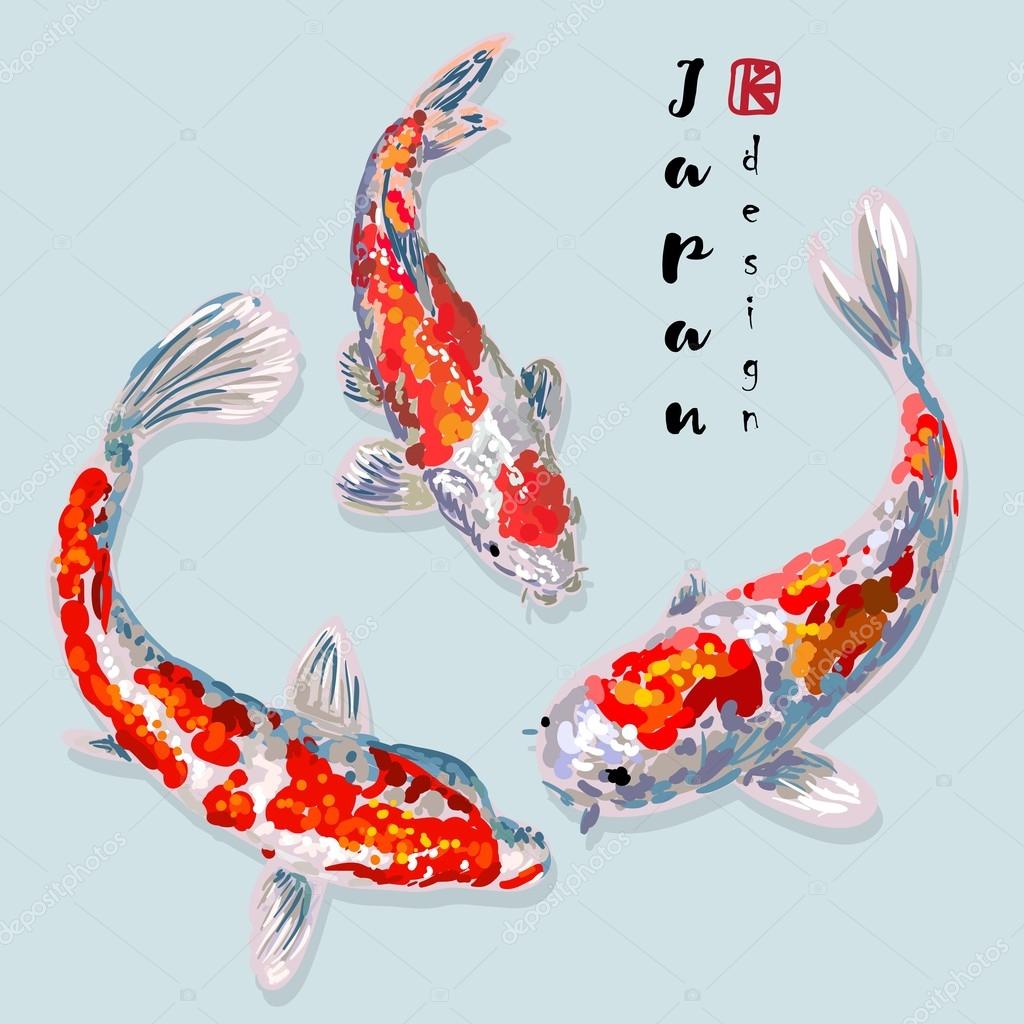 Vektorgrafiken Koi Fisch Vektorbilder Koi Fisch Depositphotos
