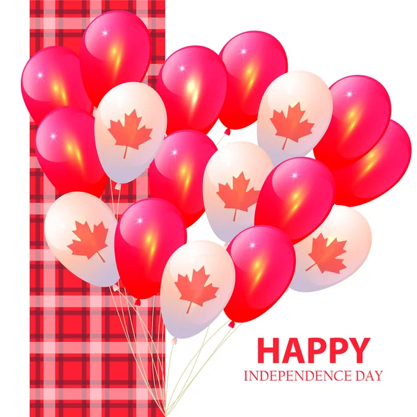 Feliz dia do Canadá — Vetor de Stock