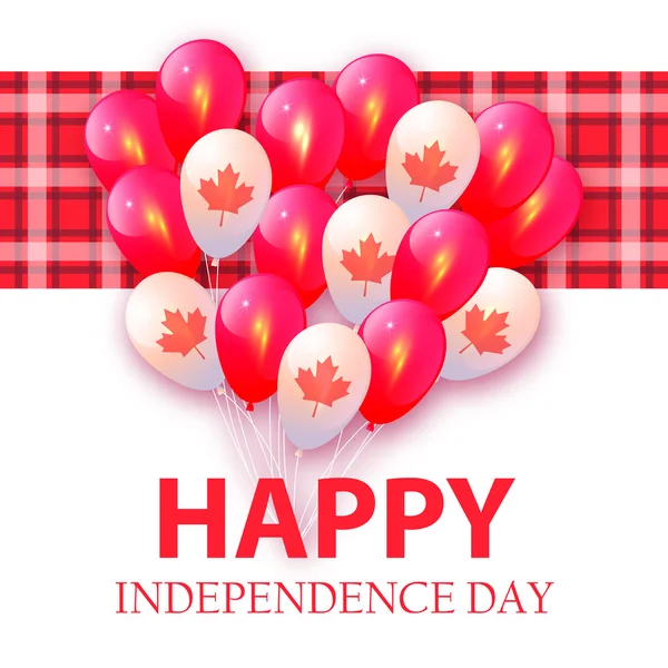 Feliz dia do Canadá — Vetor de Stock