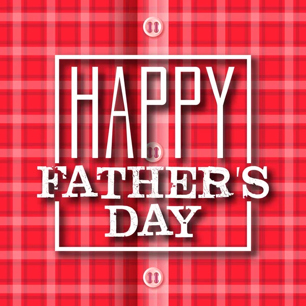 Happy Fathers Day greeting card — Stock Vector