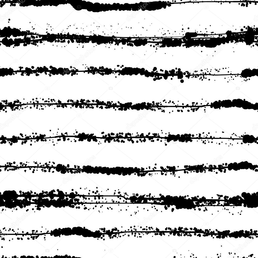 Download Grunge Vector Brush Strokes Striped Seamless Pattern ...
