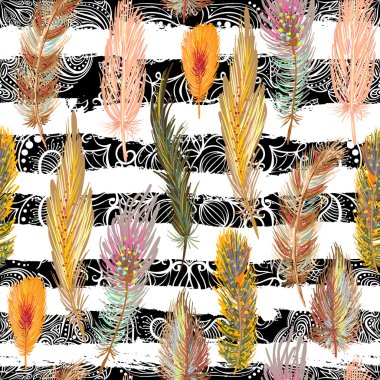 Tüyler pürüzsüz desen