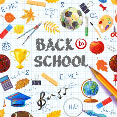 Poster ile okul kutsal kişilerin resmi