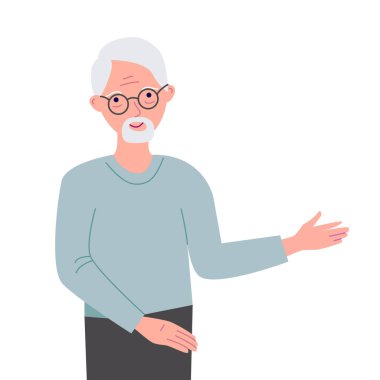 Büyükbabam gözlük takıyordu. Yaşlı bir adam. Avatar modasına uygun emekli. Mutlu yaşlılar.