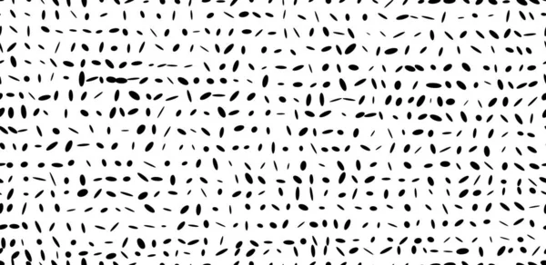 Naadloos Zwart Wit Abstract Patroon Handgetekende Achtergrond — Stockvector