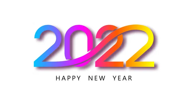 Happy new year. Holiday background. 2022. Happy new year. 2022 new year. Happy new year design. Colorful holiday background for calendar or web banner. 2022 celebration. Light 2022