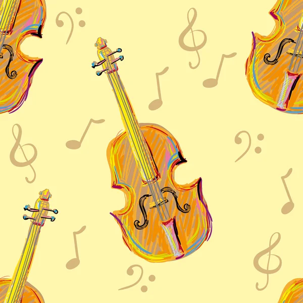Скрипка фону — стоковий вектор