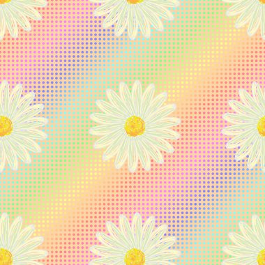 papatyalar arka plan