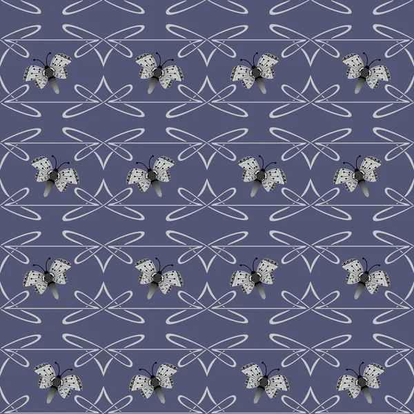 Kelebekler seamless modeli