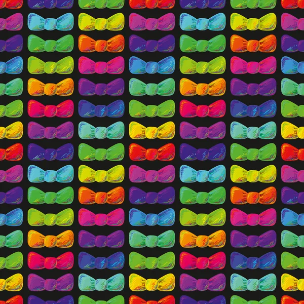 Patrón de arcos de colores brillantes — Vector de stock
