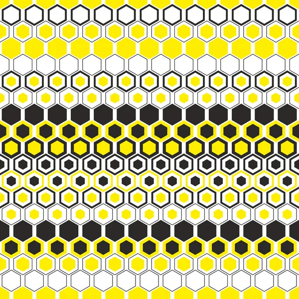 Modello geometrico giallo — Vettoriale Stock