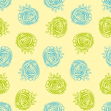 renkli çiçek deseni