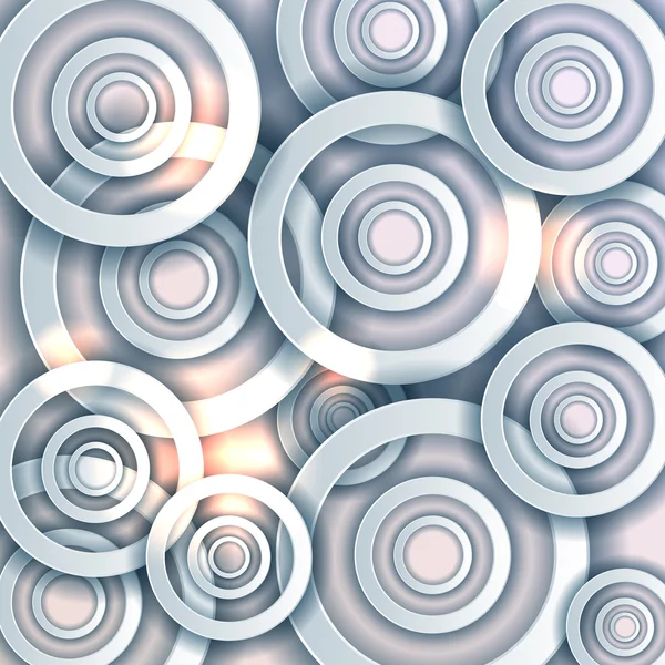 Kirkkaat ympyrät abstrakti tausta — vektorikuva