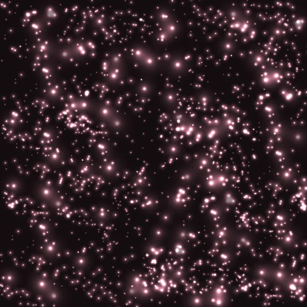 Étoiles floues violettes sur fond noir — Image vectorielle