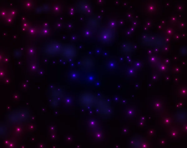 Stjärnor på en svart bakgrund — Stock vektor