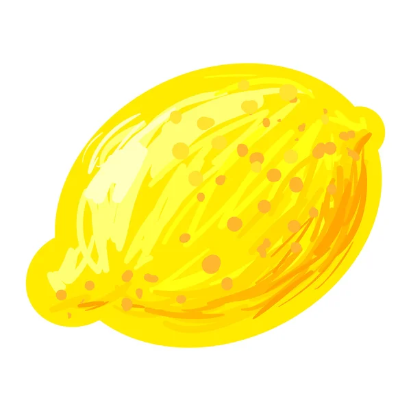 Citron mûr jaune — Image vectorielle