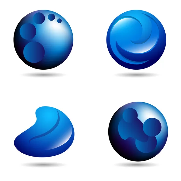 Ensemble d'icônes logo — Image vectorielle