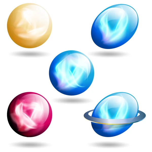 Sphere logo icon set — Stockový vektor