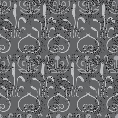 Monochrome ornament stylish background