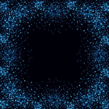 Renkli mavi havai fişek