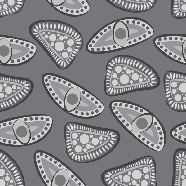 Black and white seamless pattern — Stock Vector