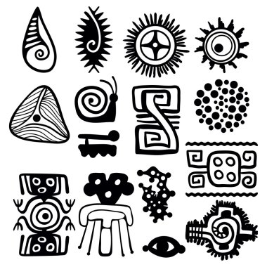 Aztec elements set