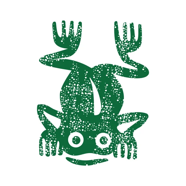 Conception de grenouille ethnique — Image vectorielle