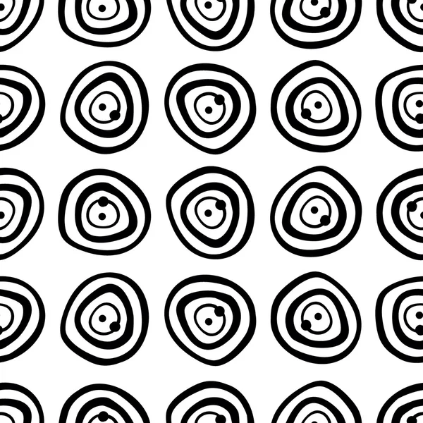 Seamless pattern with abstract circle element — Stok Vektör