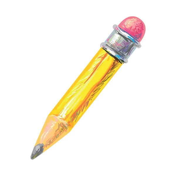 Заостренный карандаш — стоковый вектор