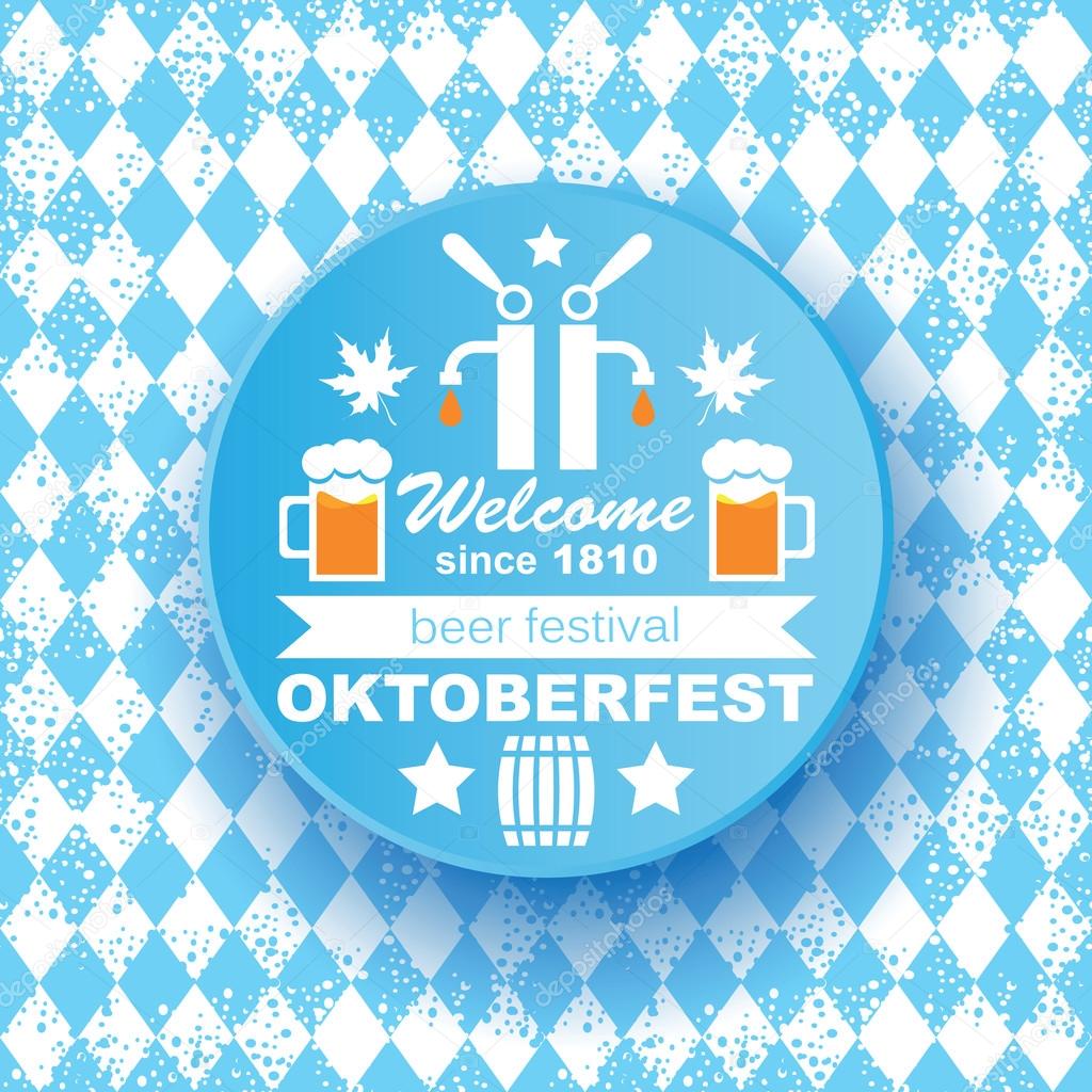 Oktoberfest Germany greeting card.