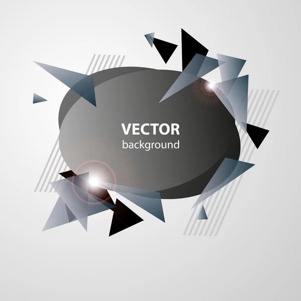 Geometric disco banner — Stock Vector