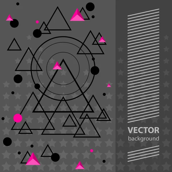 Banner de fiesta geométrico — Vector de stock
