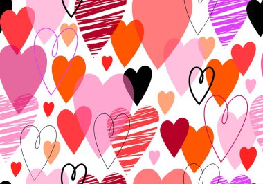 Kalp geçmişi. Pembe Arkaplan Sevgililer Günü kusursuz desen. Sevgi. Sevgililer Günü Kalpleri - Pembe pürüzsüz desenli arka plan