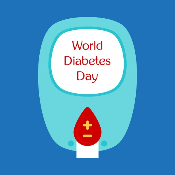 World Diabetes Day — Stock Vector