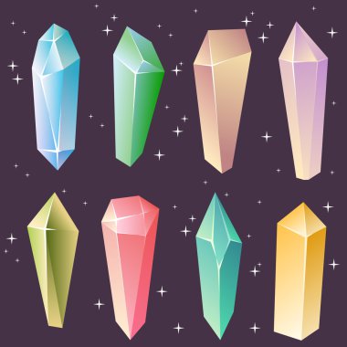 Crystal design elements