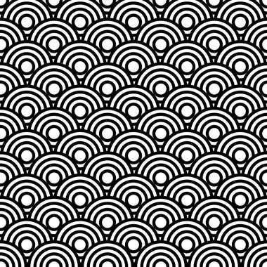 Kusursuz siyah beyaz desen