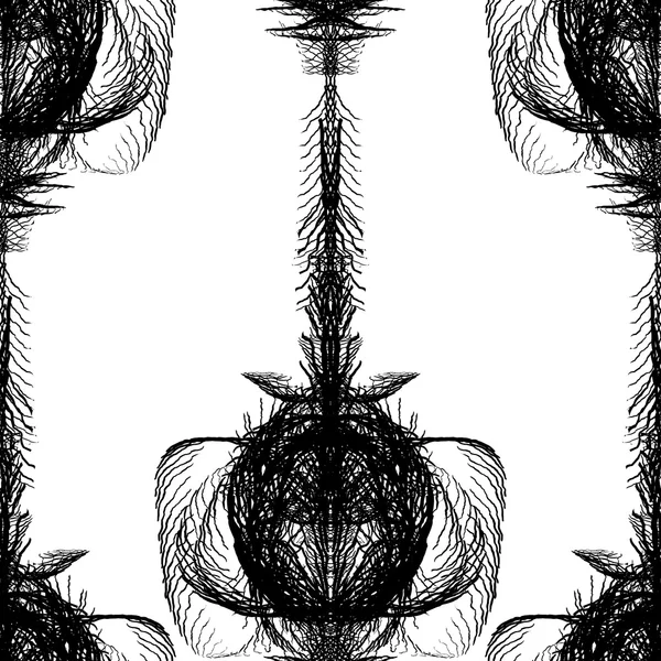 Modèle abstrait noir et blanc — Image vectorielle